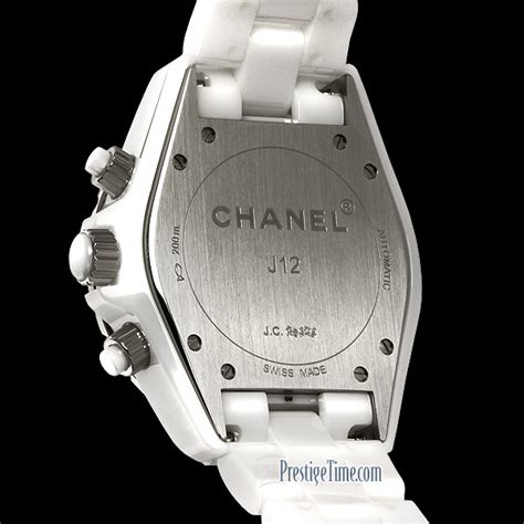 chanel j12 back of watch|Chanel j12 watch women.